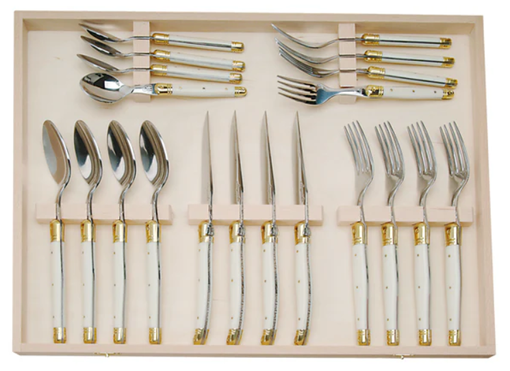 20-PIECE FLATWARE SET IN IVORY