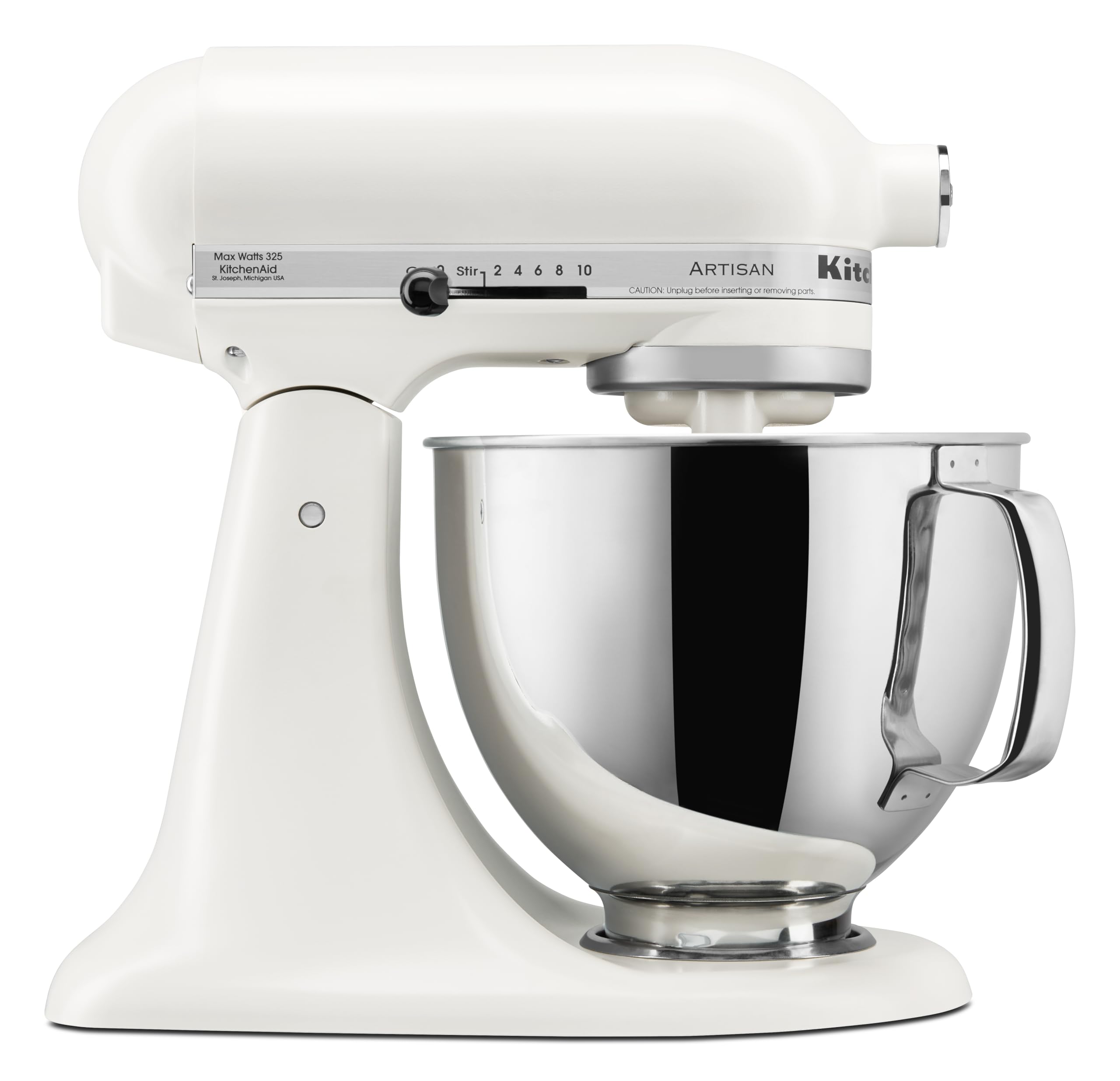 Artisan® Series 5 Quart Tilt-Head Stand Mixer with Premium Touchpoints - Porcelain White