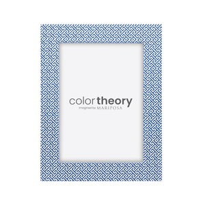 Double Sided Fretwork and Denim Blue 5x7 Frame
