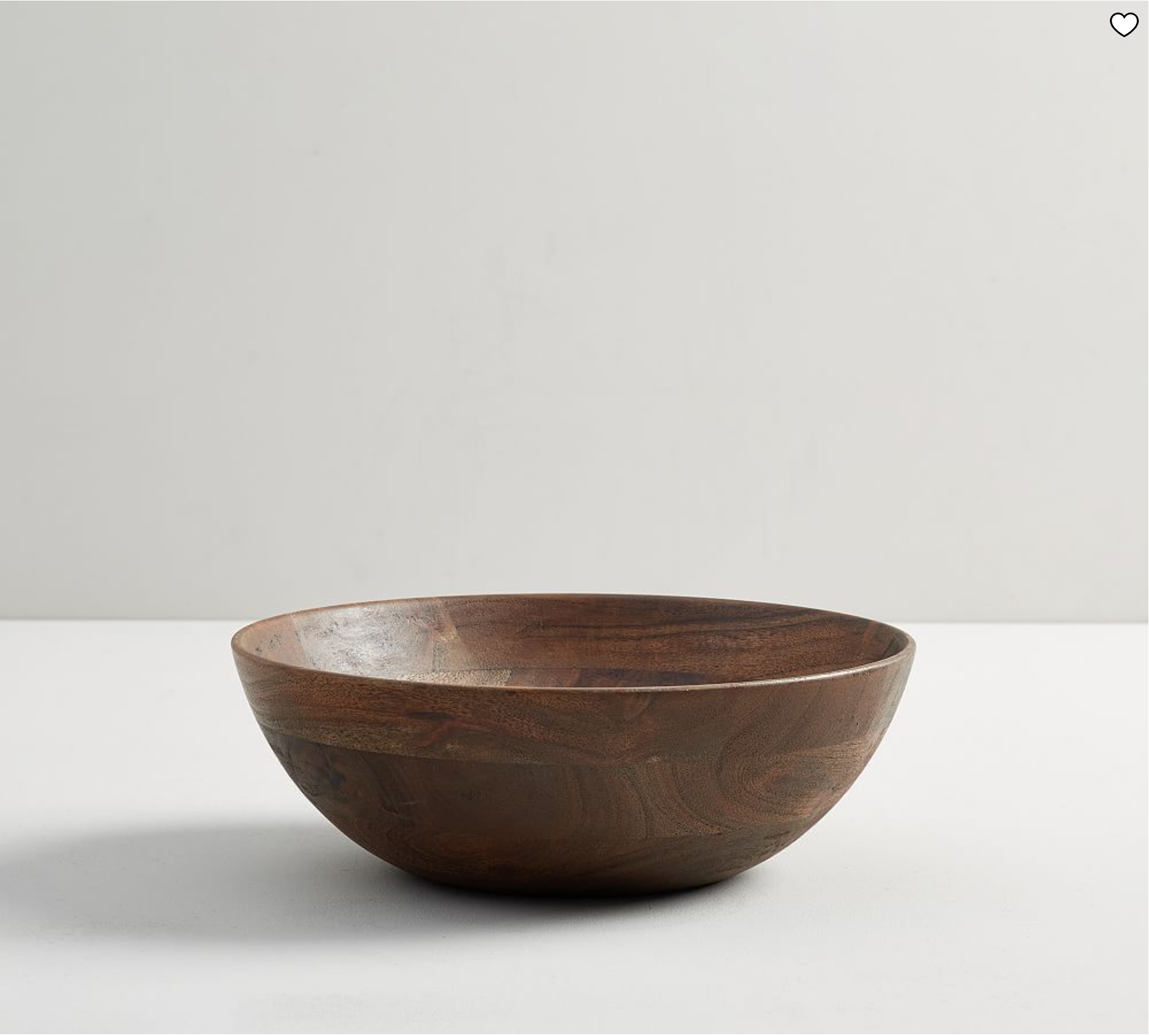 Chateau Wood Handcrafted Salad Bowl