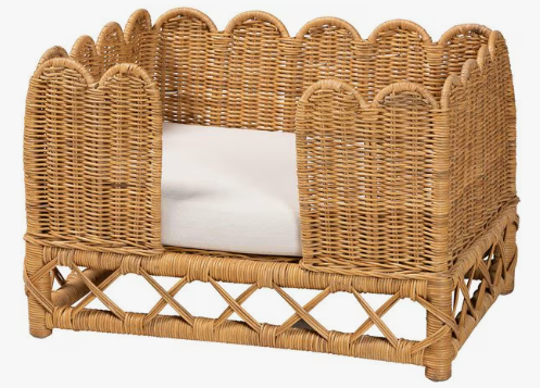 bali & pari Palm Cat Bed, Light Honey