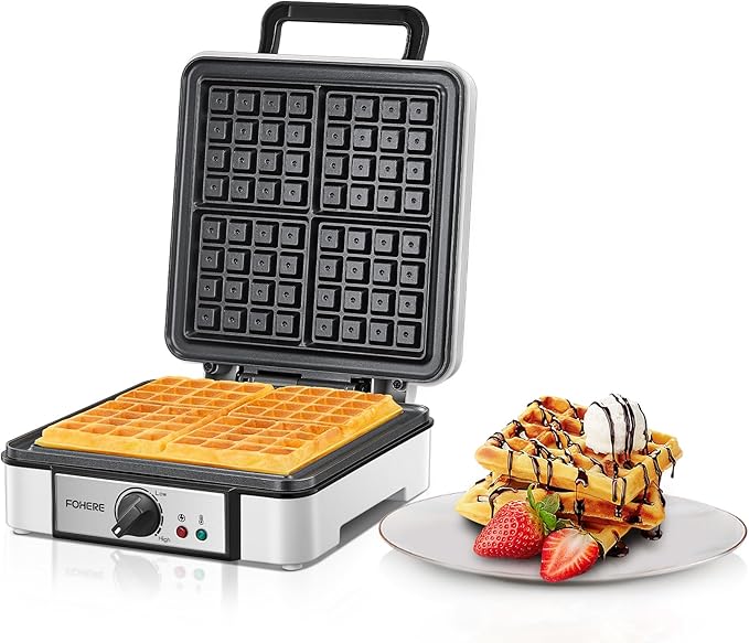 Belgian Waffle Maker 4 Slices