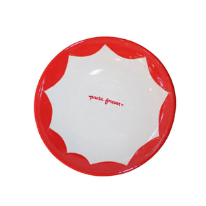 Hand-painted "Pasta Forever" Pasta Bowl