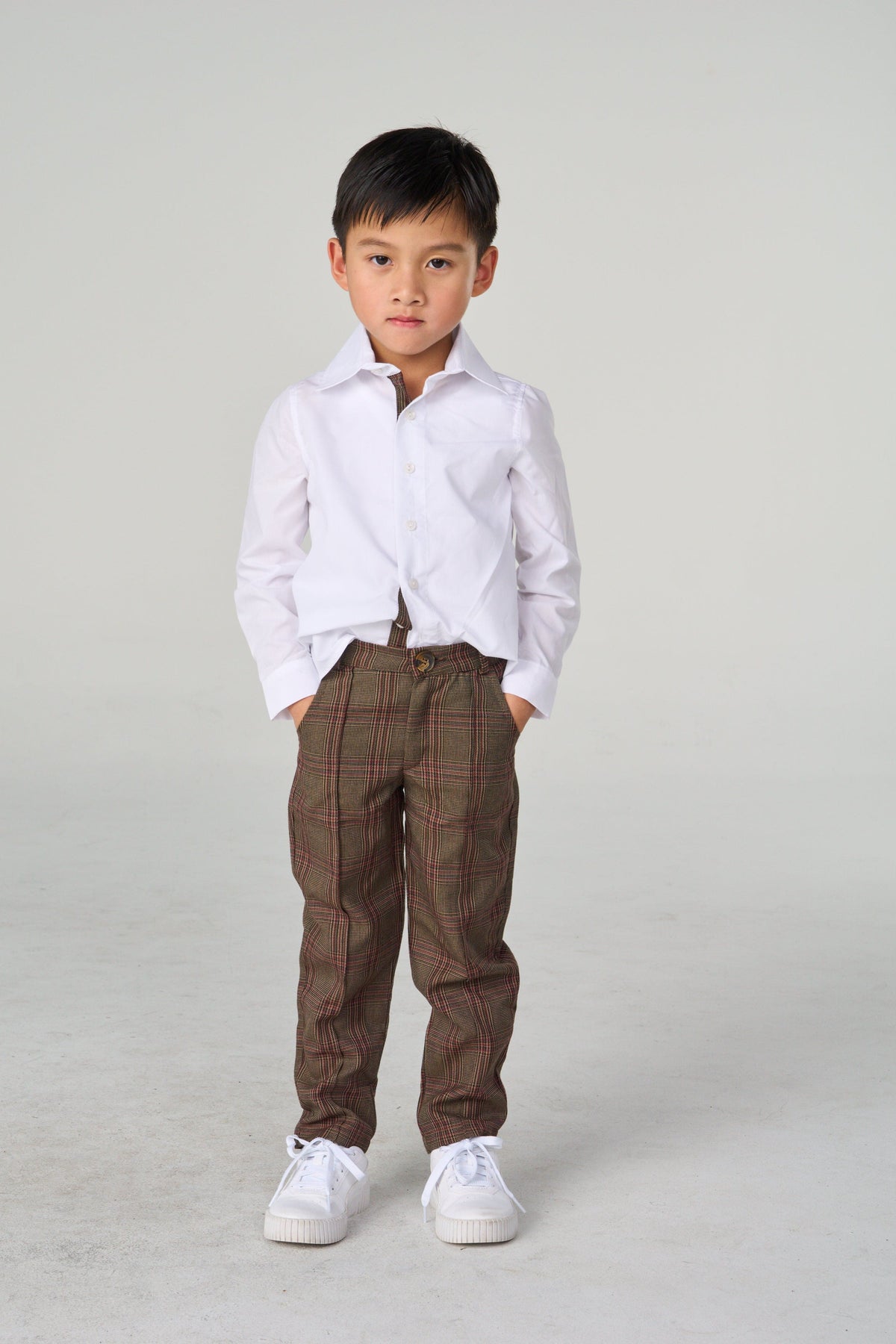Blair Estate Tweed Shirt and Pants Set - Petite Maison Kids