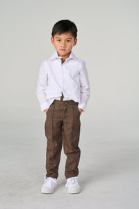 Blair Estate Tweed Shirt and Pants Set - Petite Maison Kids