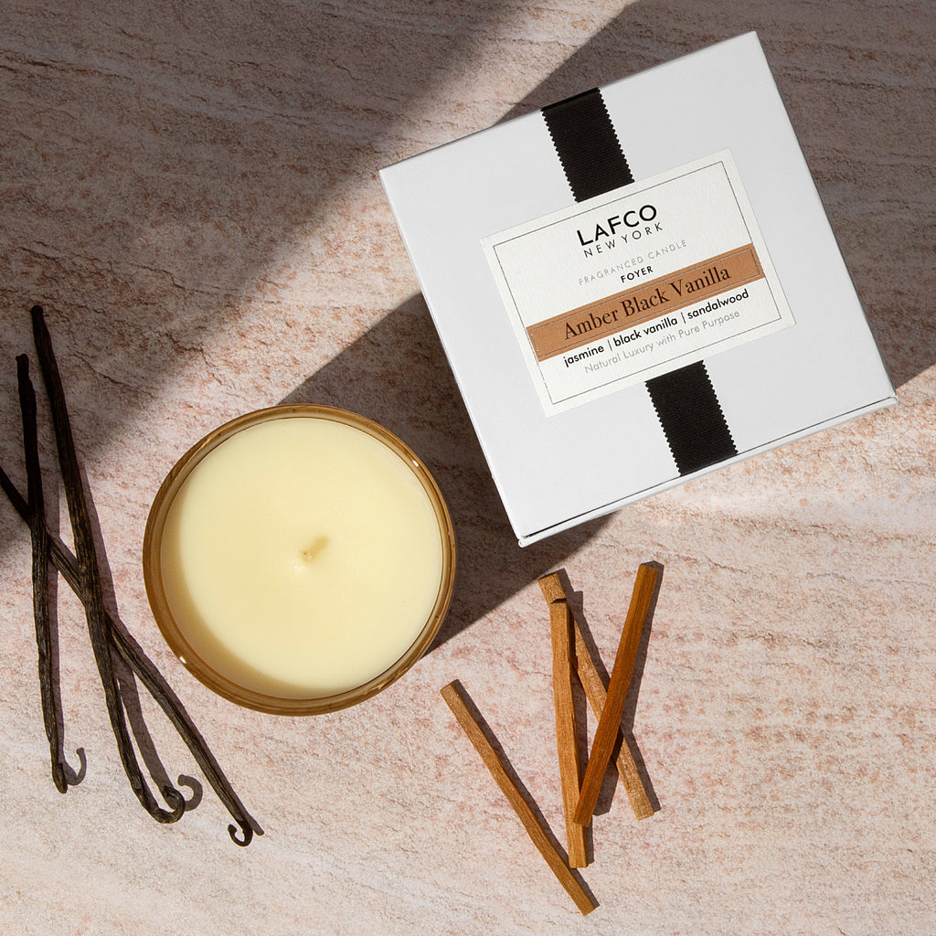 Amber Black Vanilla Classic Candle