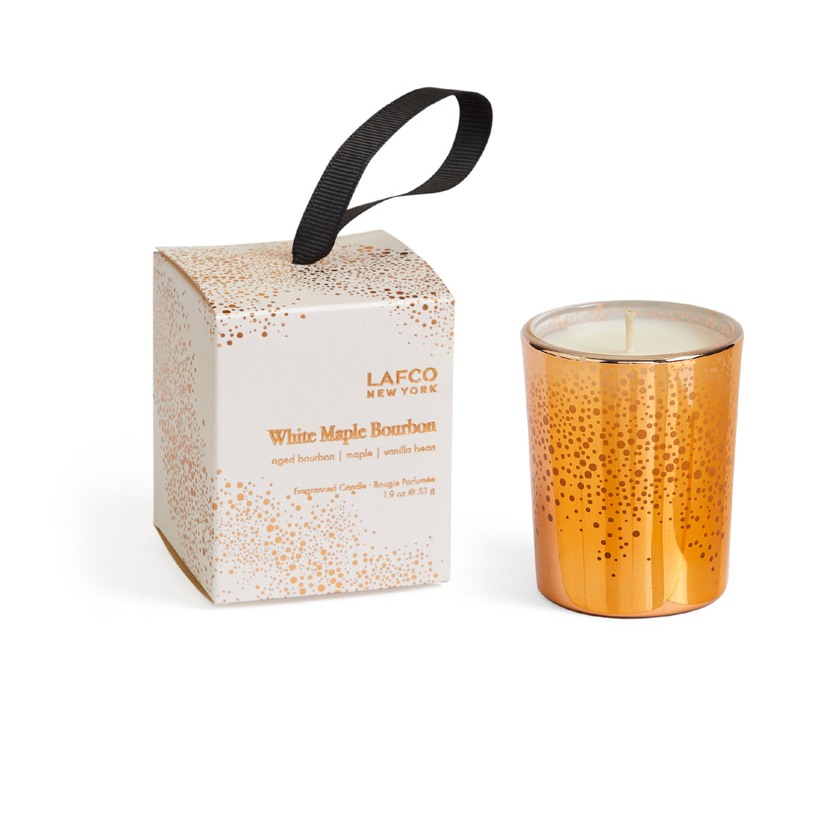 White Maple Bourbon Votive Candle