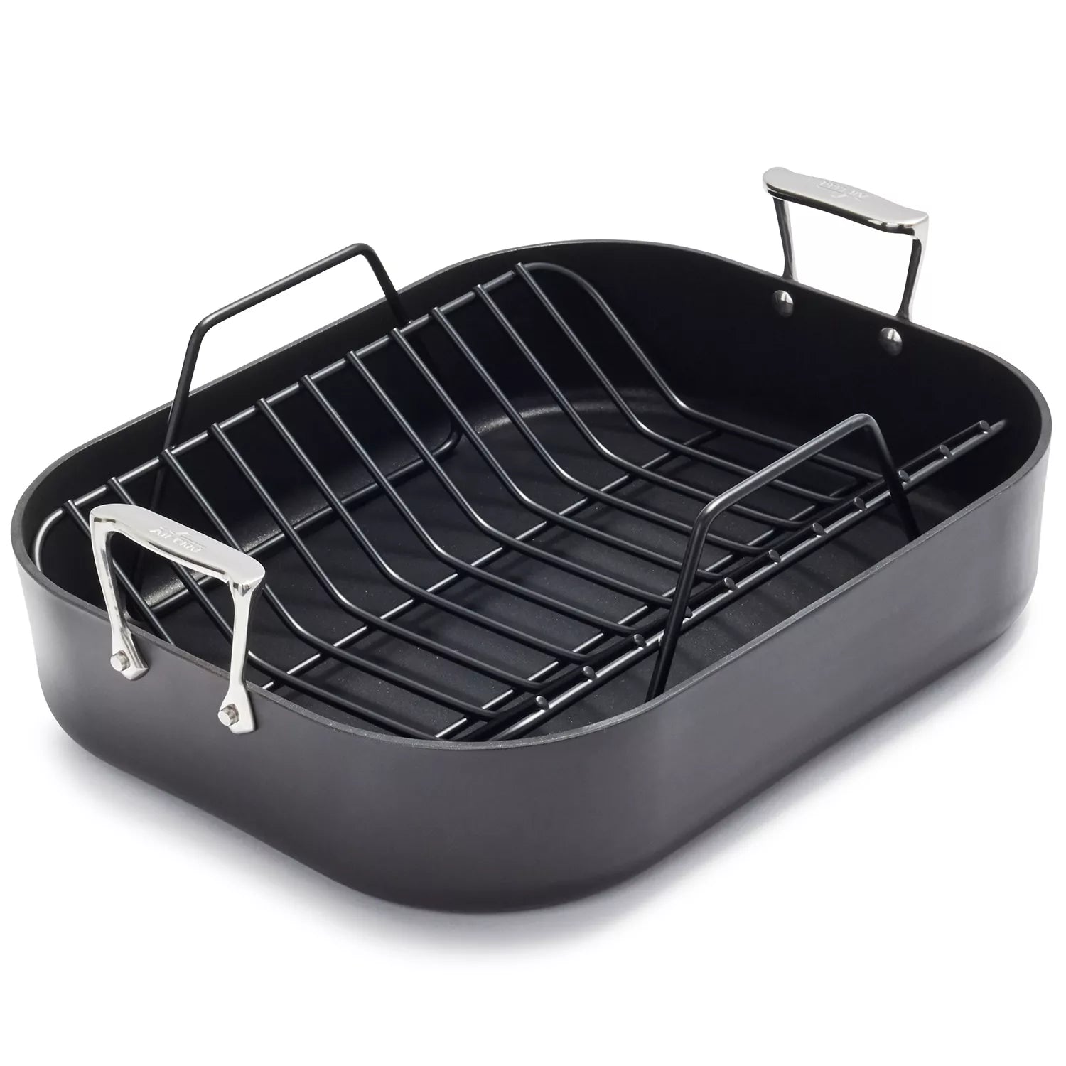 All-Clad HA1 Nonstick Roasting Pan with Rack, 16" x 13"