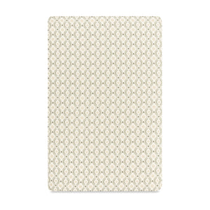 Mini Crib Sheet in GOTS Certified Organic Brushed Cotton by Nate Berkus in Juniper Star