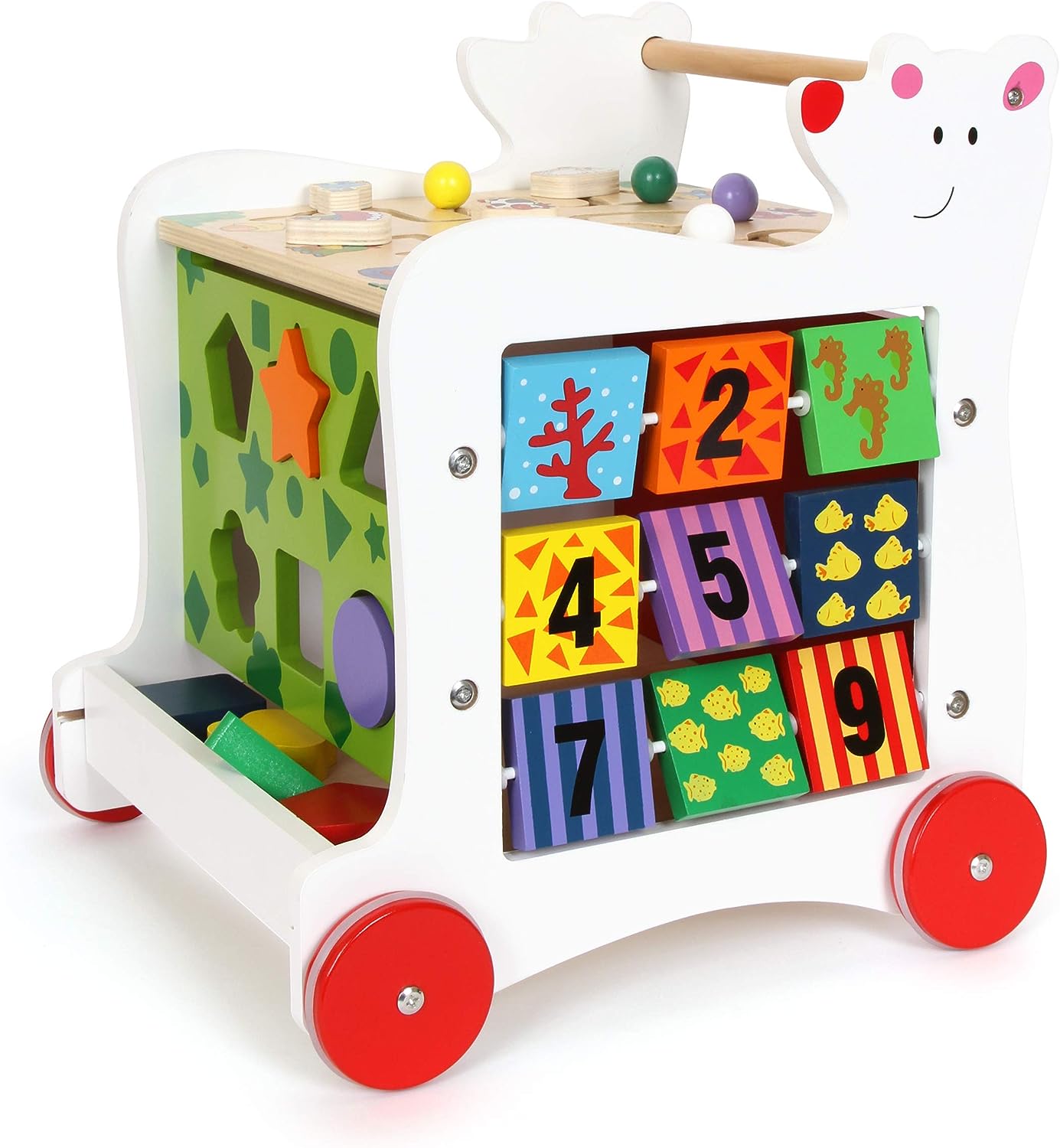 Bear Theme 5-in-1 Baby Walker