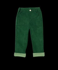 Grow Pant in Forest Corduroy