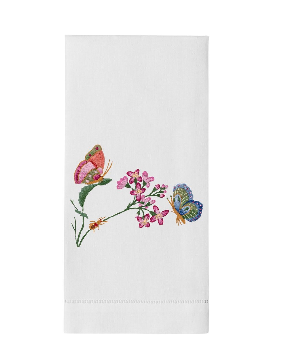 Butterflies & Flowers Hand Towel