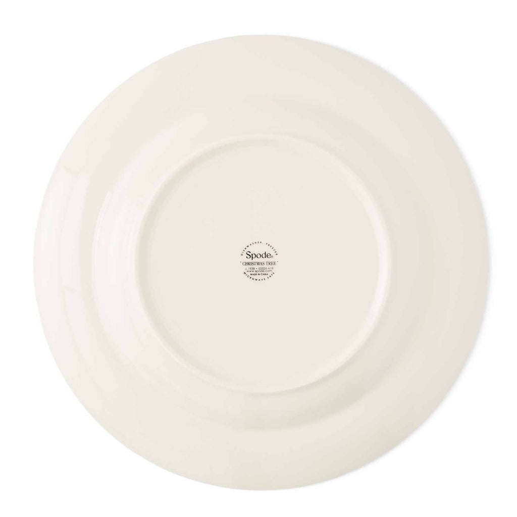 Christmas Tree 10.5" Dinner Plates, Set of 4 with Gift Box