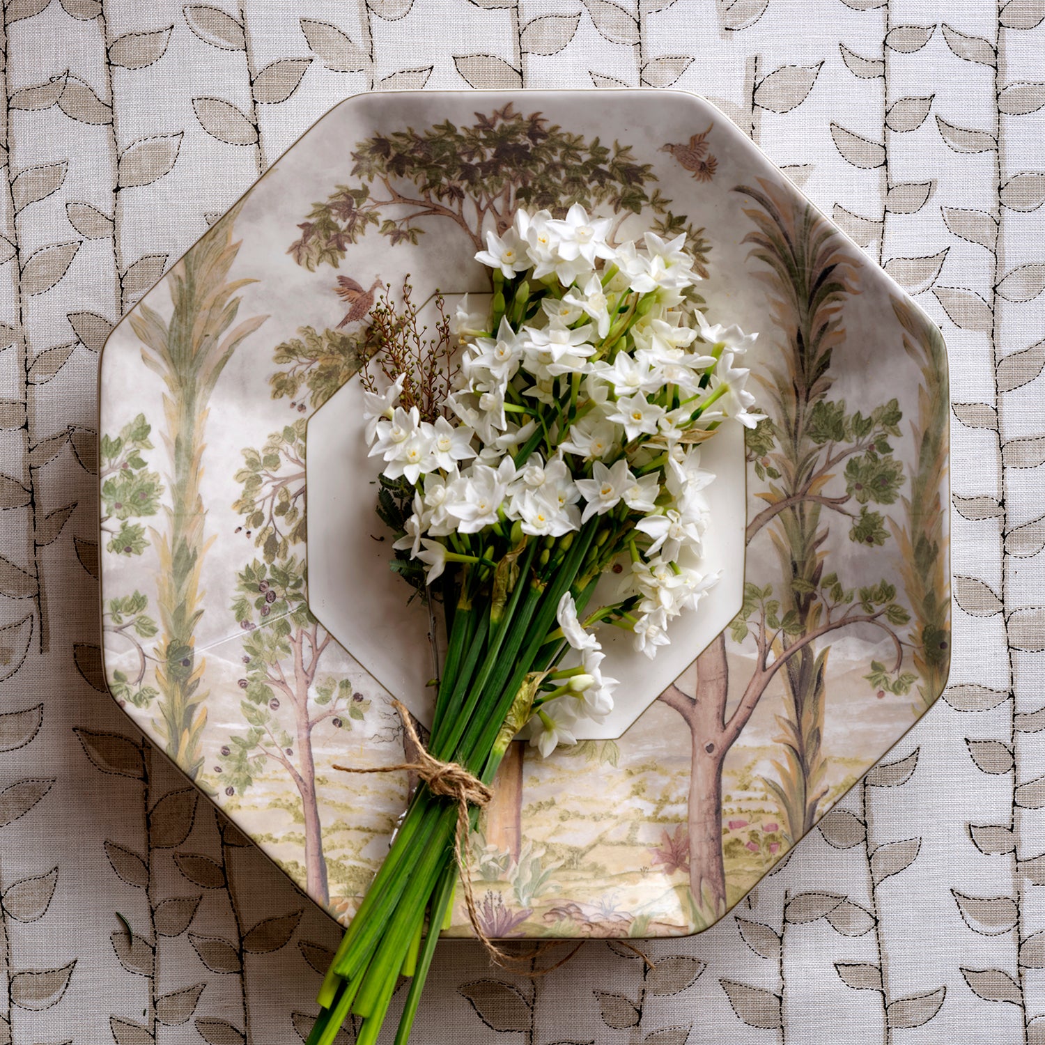 Kit Kemp Tall Trees Octagonal Platter