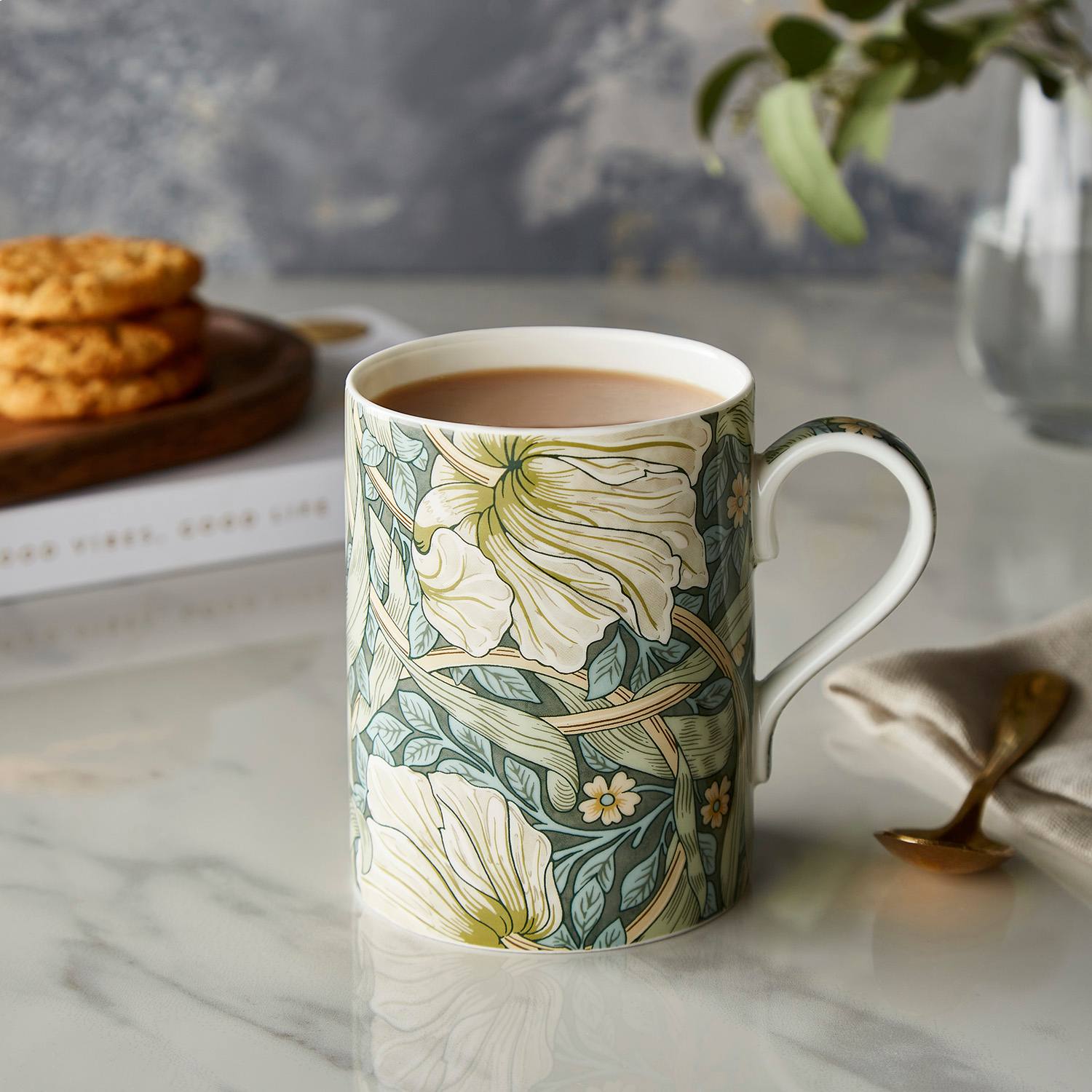 Morris & Co. Mug in Pimpernel, Set of 6