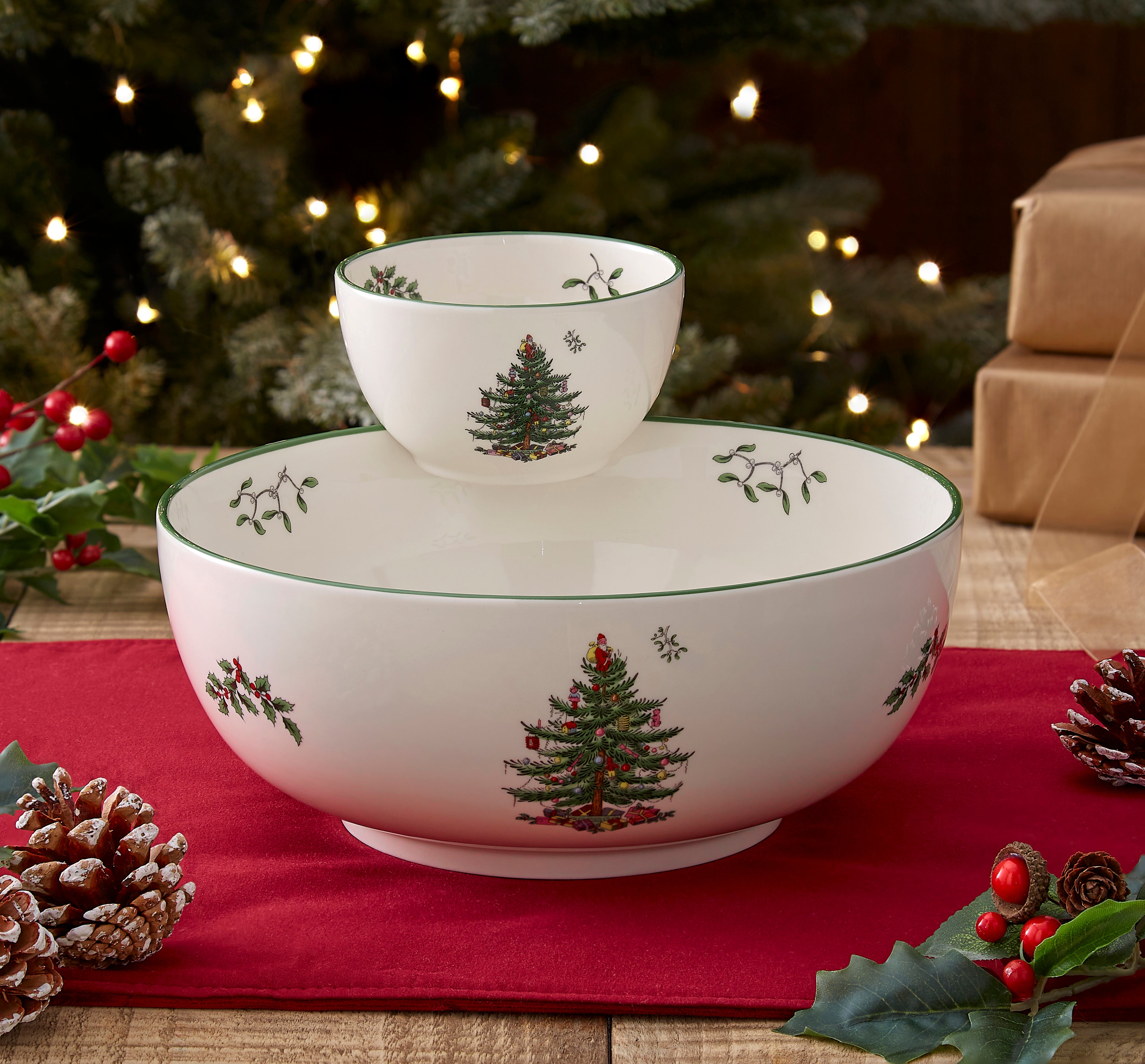 Christmas Tree Tiered Chip & Dip