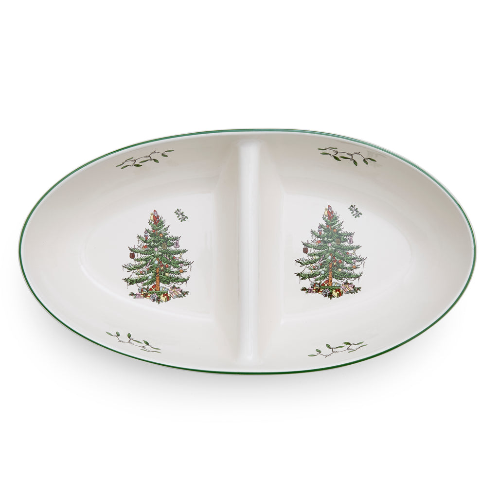 Christmas Tree 9" Traditional Divided Server