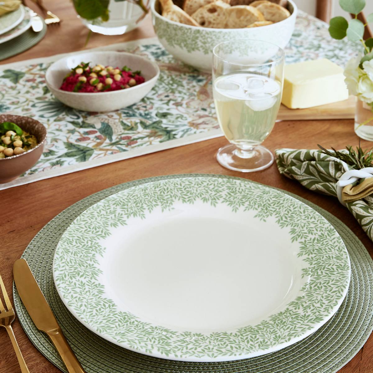 Morris & Co. 11" Plates, Set of 4