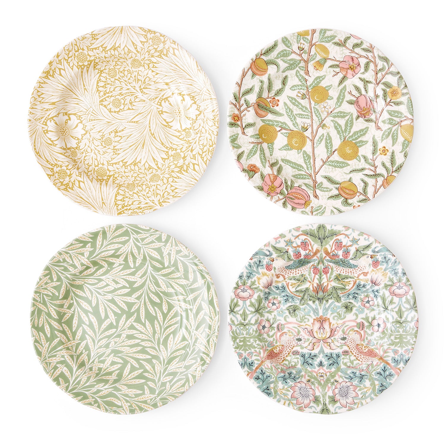 Morris & Co. 9" Plates, Set of 4