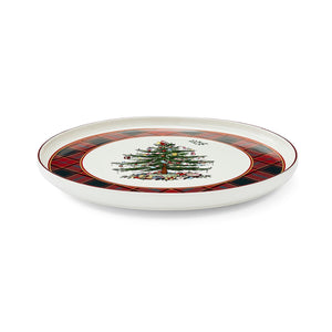 Christmas Tree Tartan 13" Lazy Susan