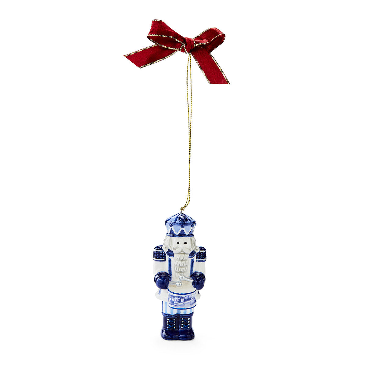 Blue Italian Christmas Nutcracker Ornament