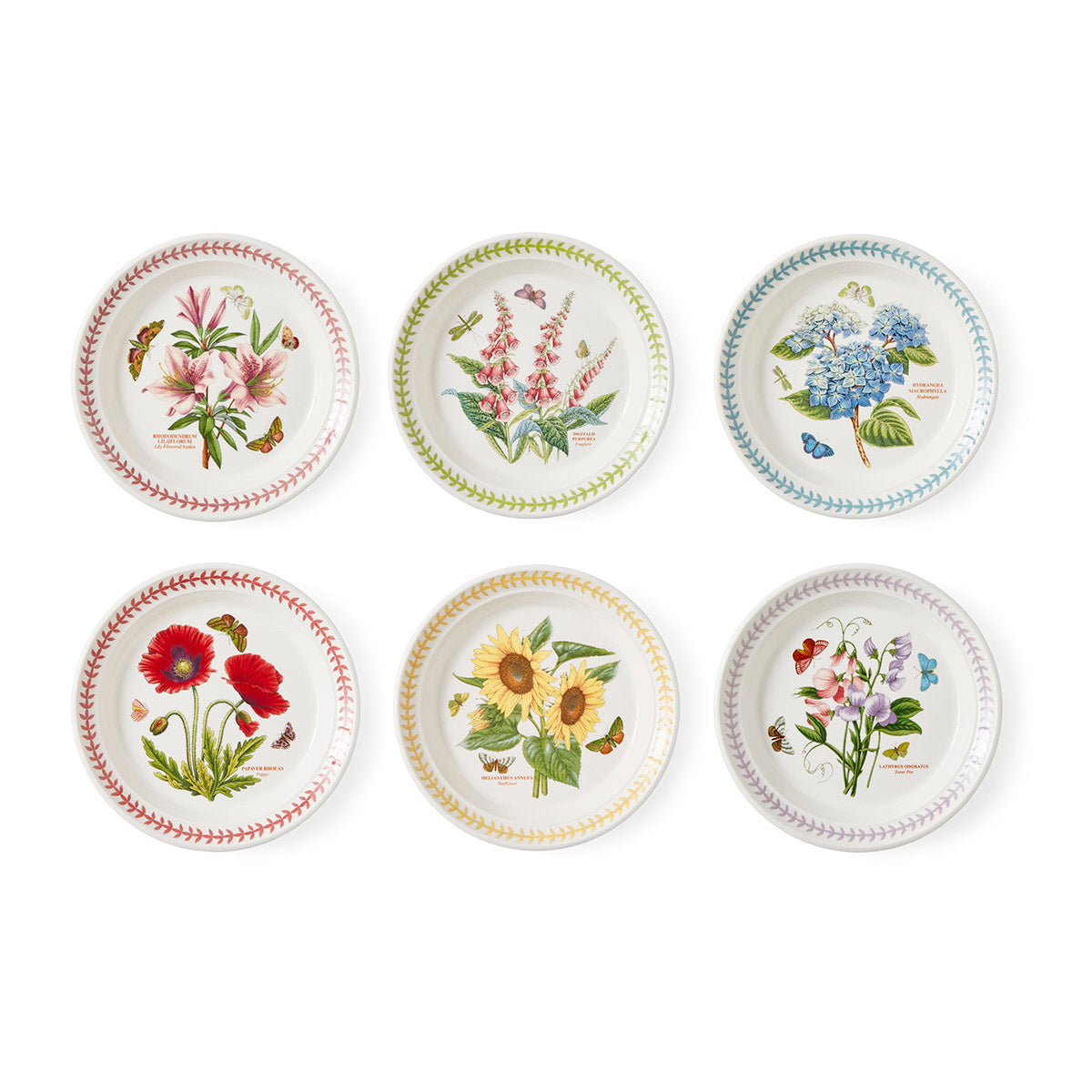Botanic Garden Meadow Side Plates, Set of 6