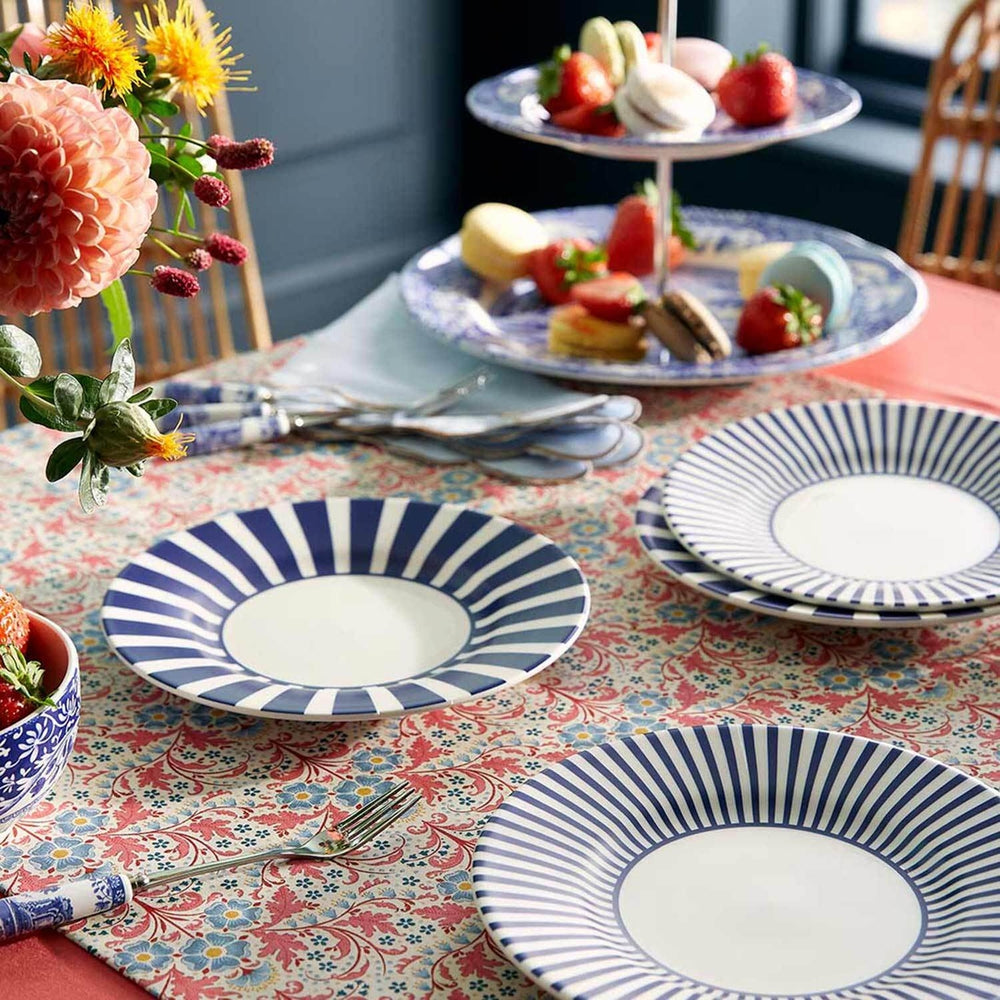 Steccato 7" Narrow Plates, Set of 4