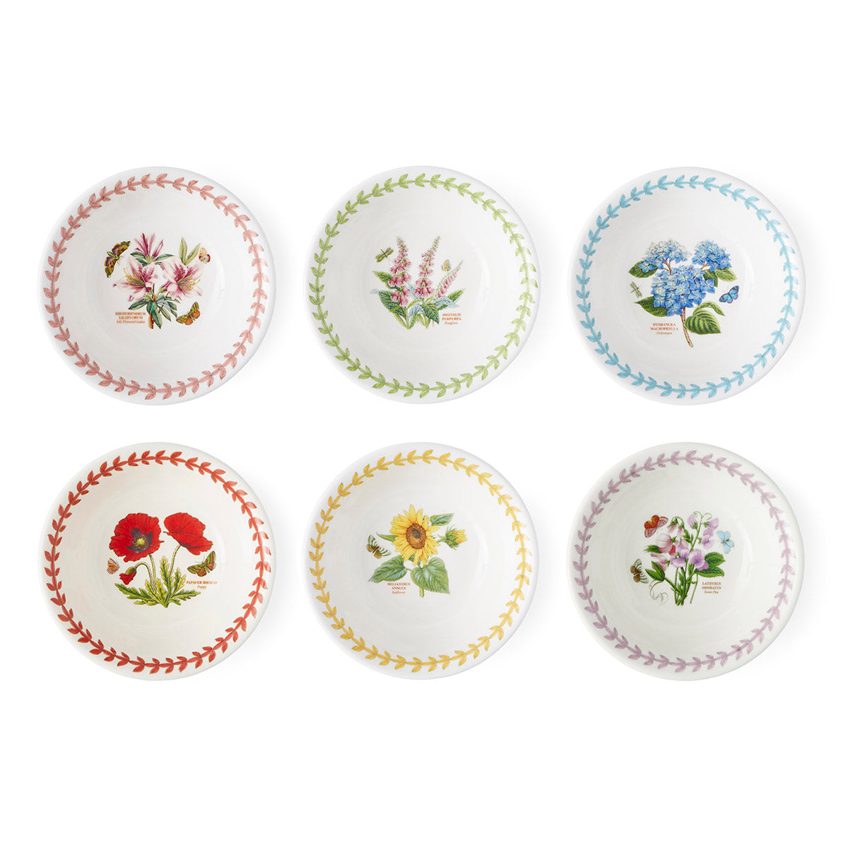 Botanic Garden Meadow Mini Bowls, Set of 6