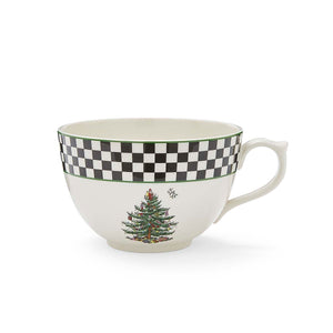 Christmas Tree Black & White Nutcracker Toby Mug
