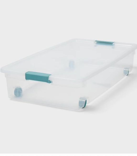 60qt Underbed Storage Bin with Latches - Brightroom™