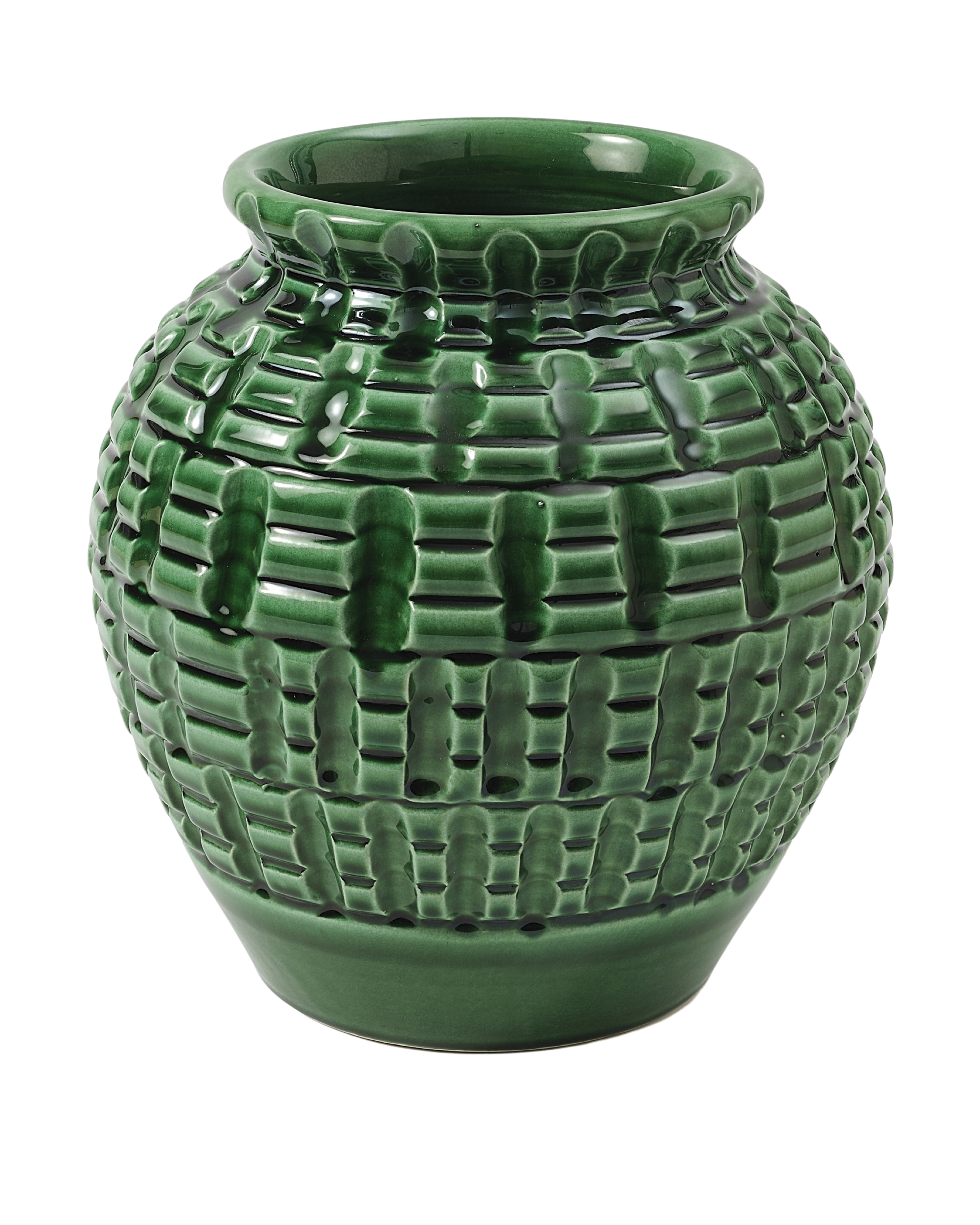 Geometric Vase, Jade