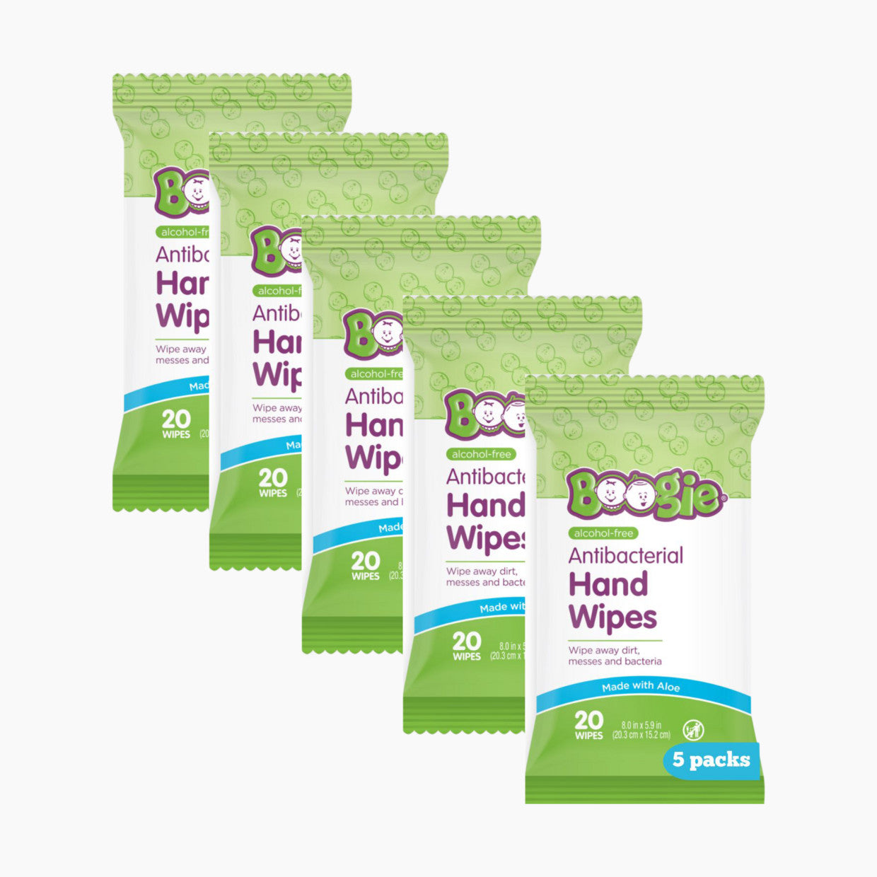 Antibacterial Hand Wipes (5 Pack)