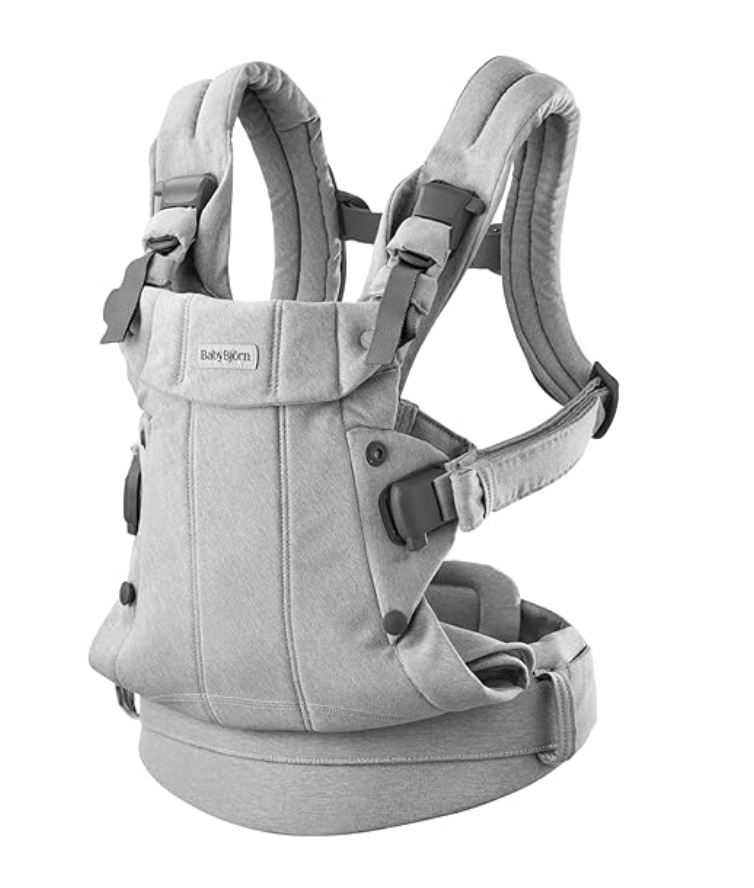 BabyBjörn Baby Carrier Harmony, Light Gray, Woven Mélange