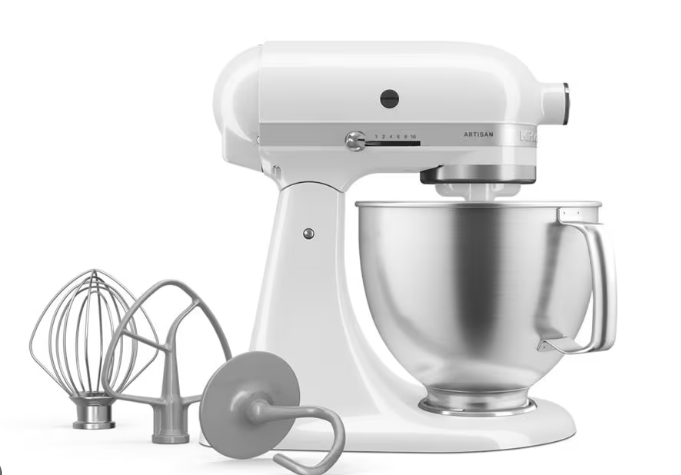 Artisan® Series 5 Quart Tilt-Head Stand Mixer with Premium Touchpoints - White