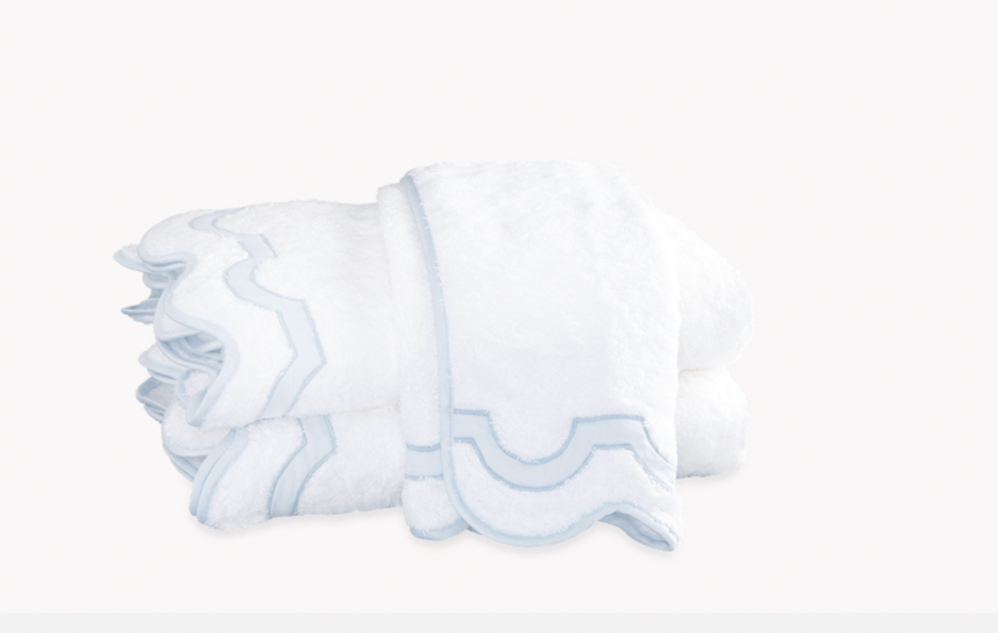Matouk Mirasol Bath Towels (Blue)