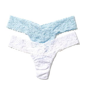OTM Exclusive: Signature Lace 2-Pack Low Rise Thong