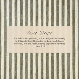 Mini Crib Sheet in GOTS Certified Organic Brushed Cotton by Nate Berkus in Juniper Stripe
