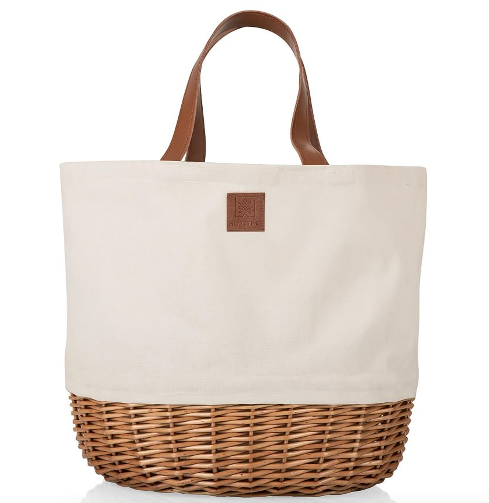 Canvas Picnic Tote - Set for 2