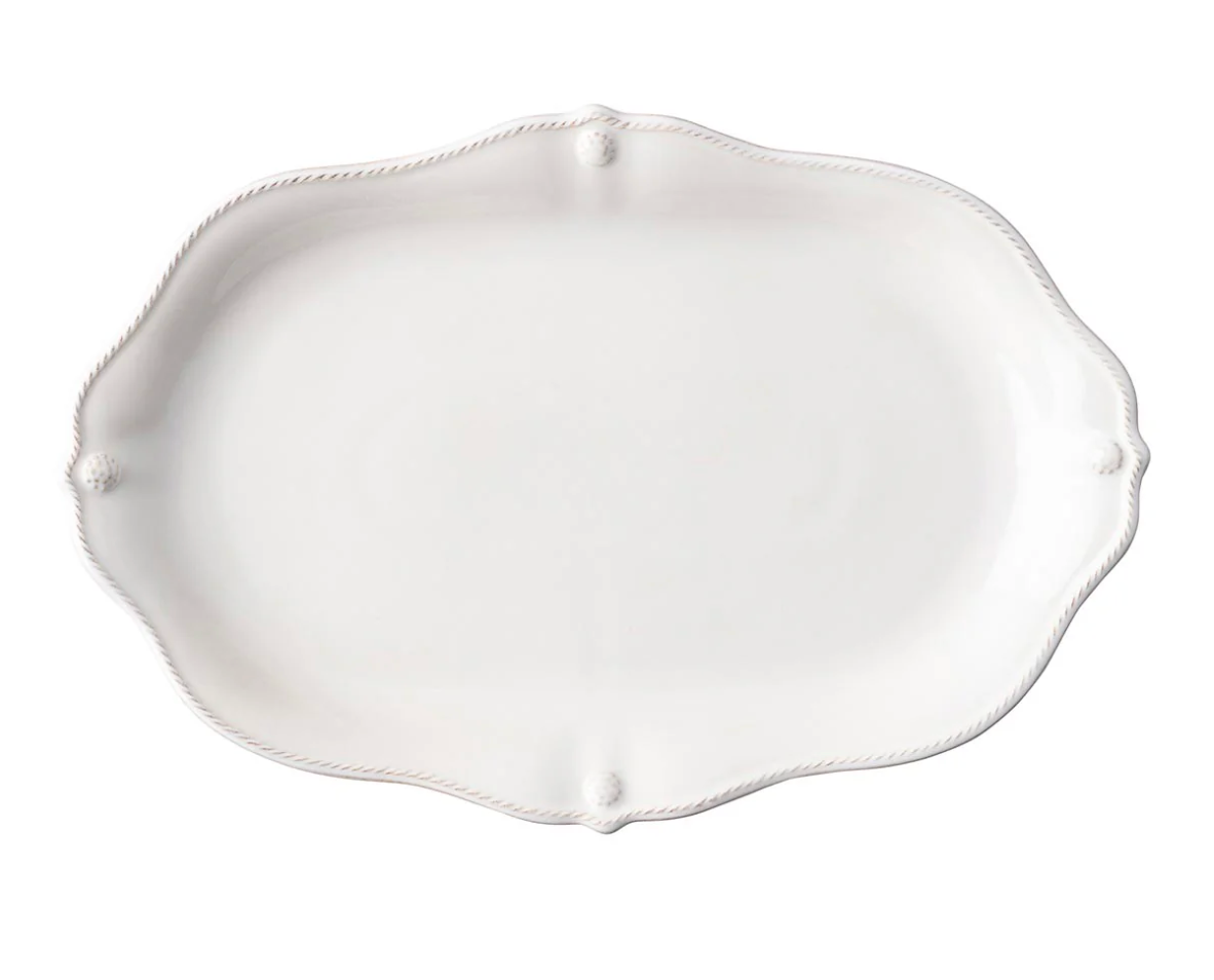 Berry & Thread Whitewash 16" Platter