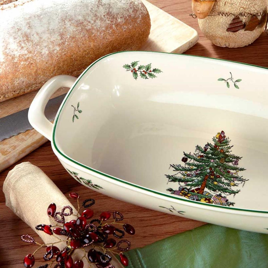Christmas Tree 14" Bread Basket