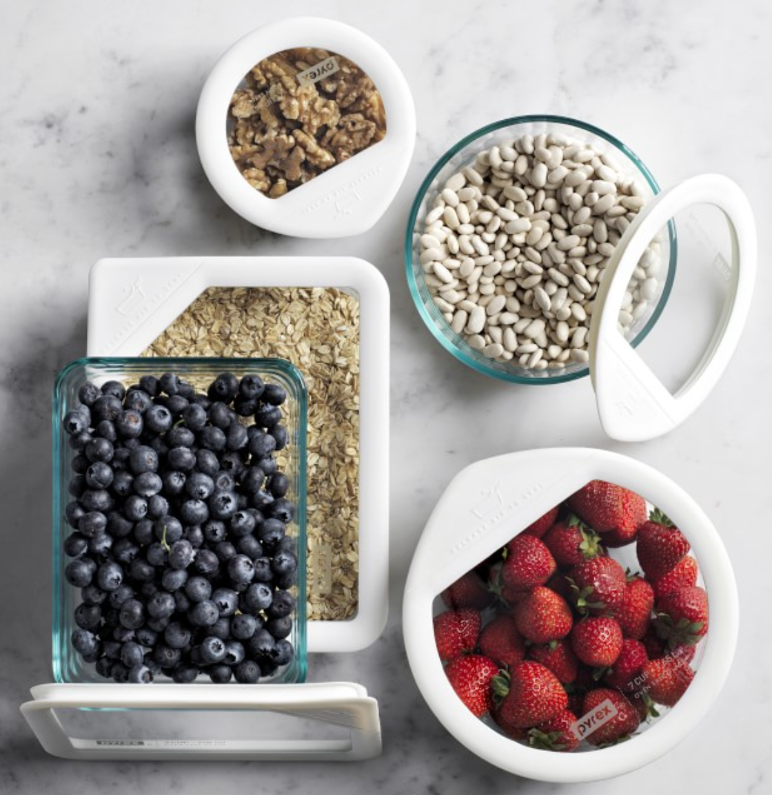 10-Piece Glass Storage Set
