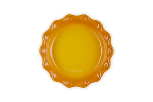 Le Creuset Heritage Fluted Pie Dish, 9 in., Nectar