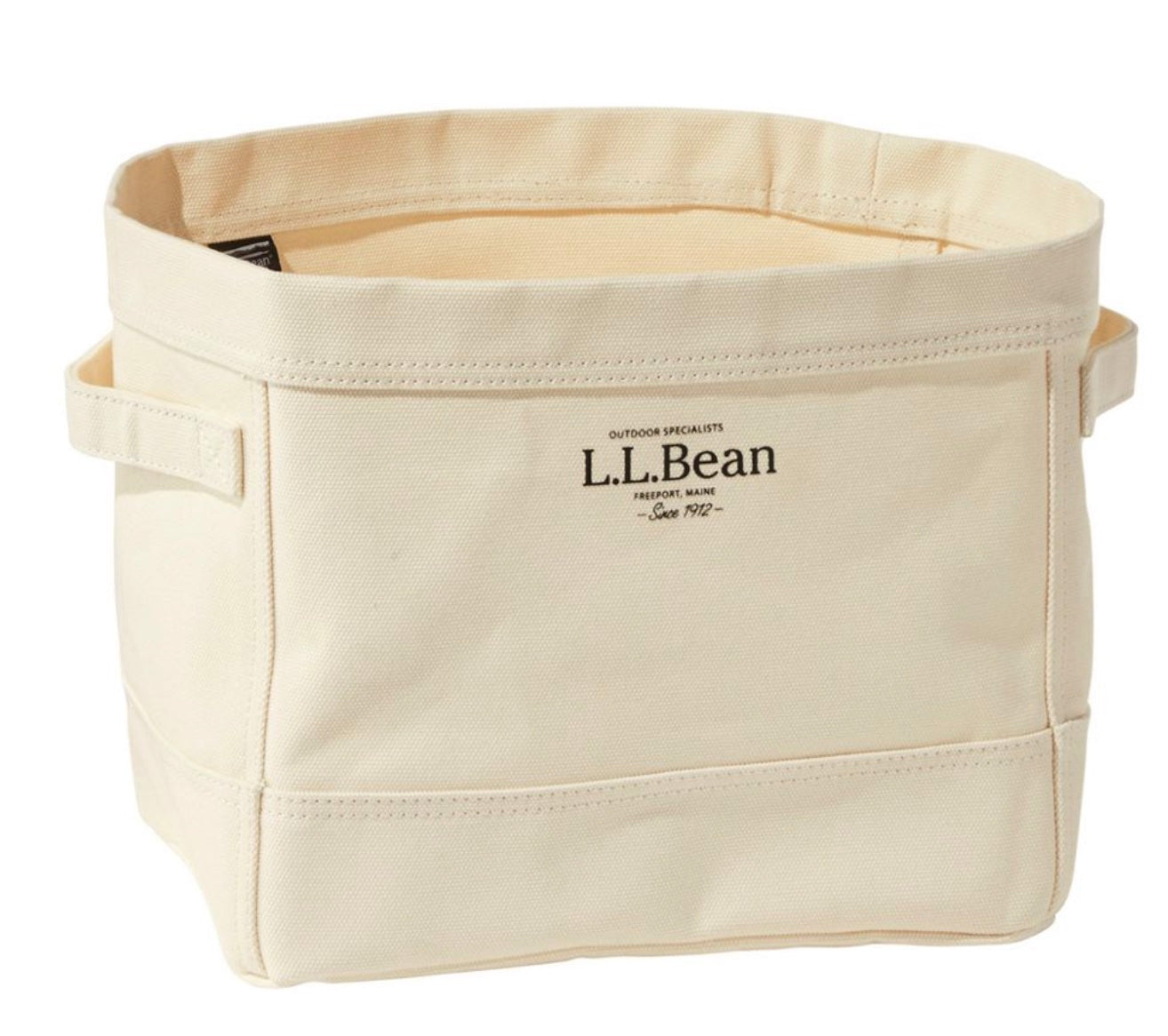 Canvas Storage Tote, Rectangular