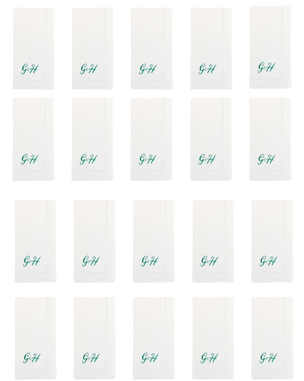 Bespoke Crest Dinner Napkins, Set of 25