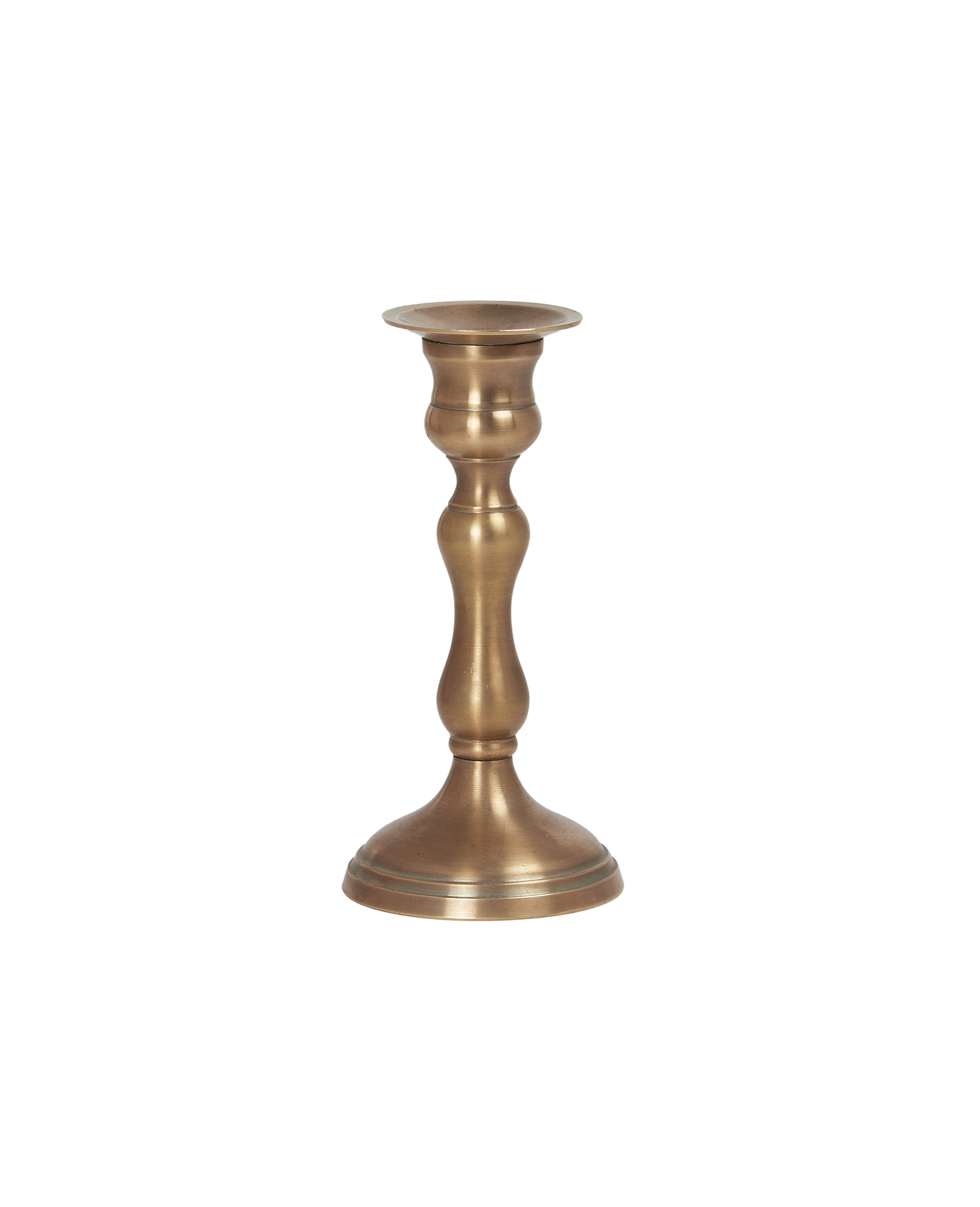 Ambiance Brass Taper Candlestick - Deux