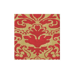 Palazzo Paper Cocktail Napkins in Red, Set of 20