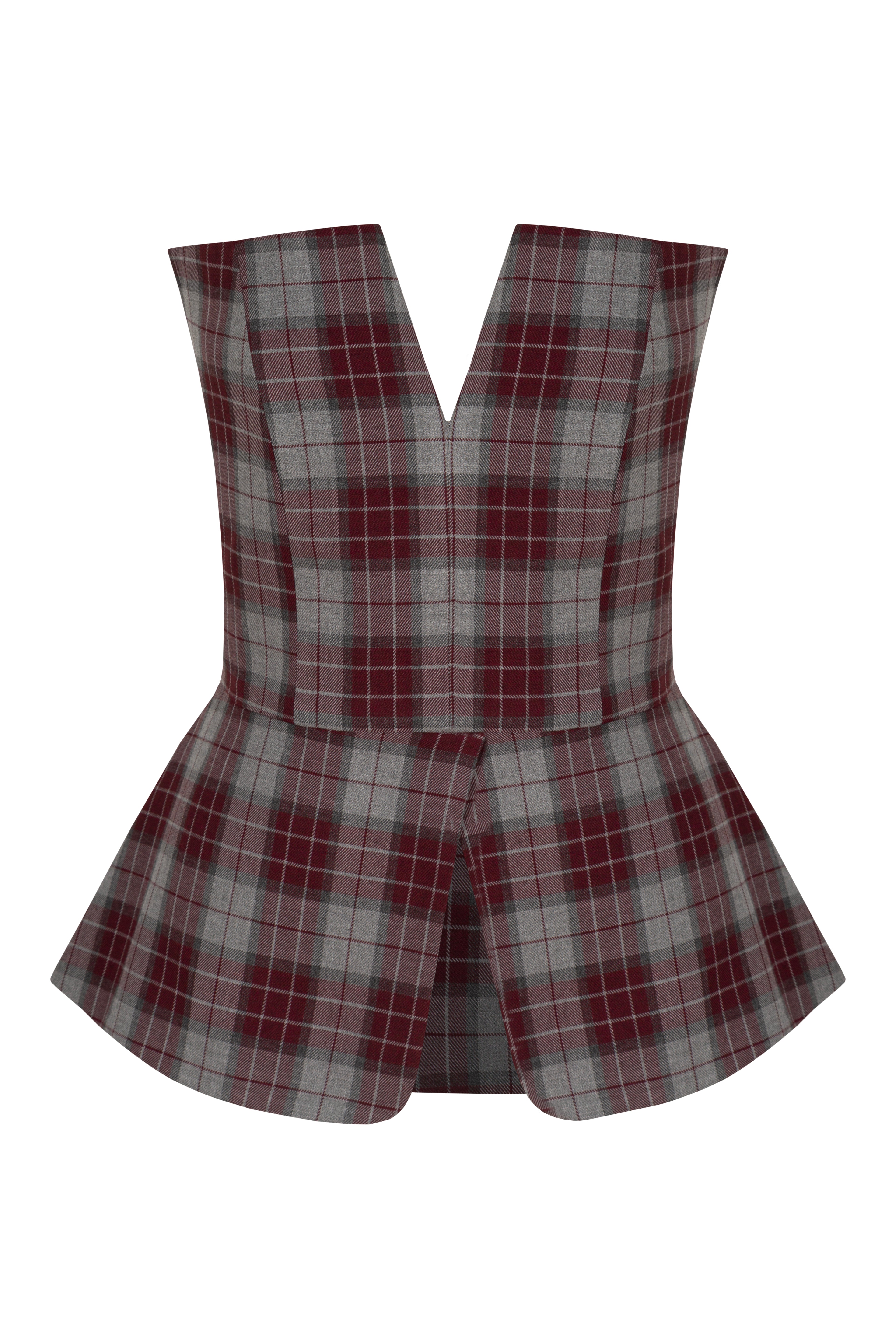 Aria Set in Beige & Burgundy