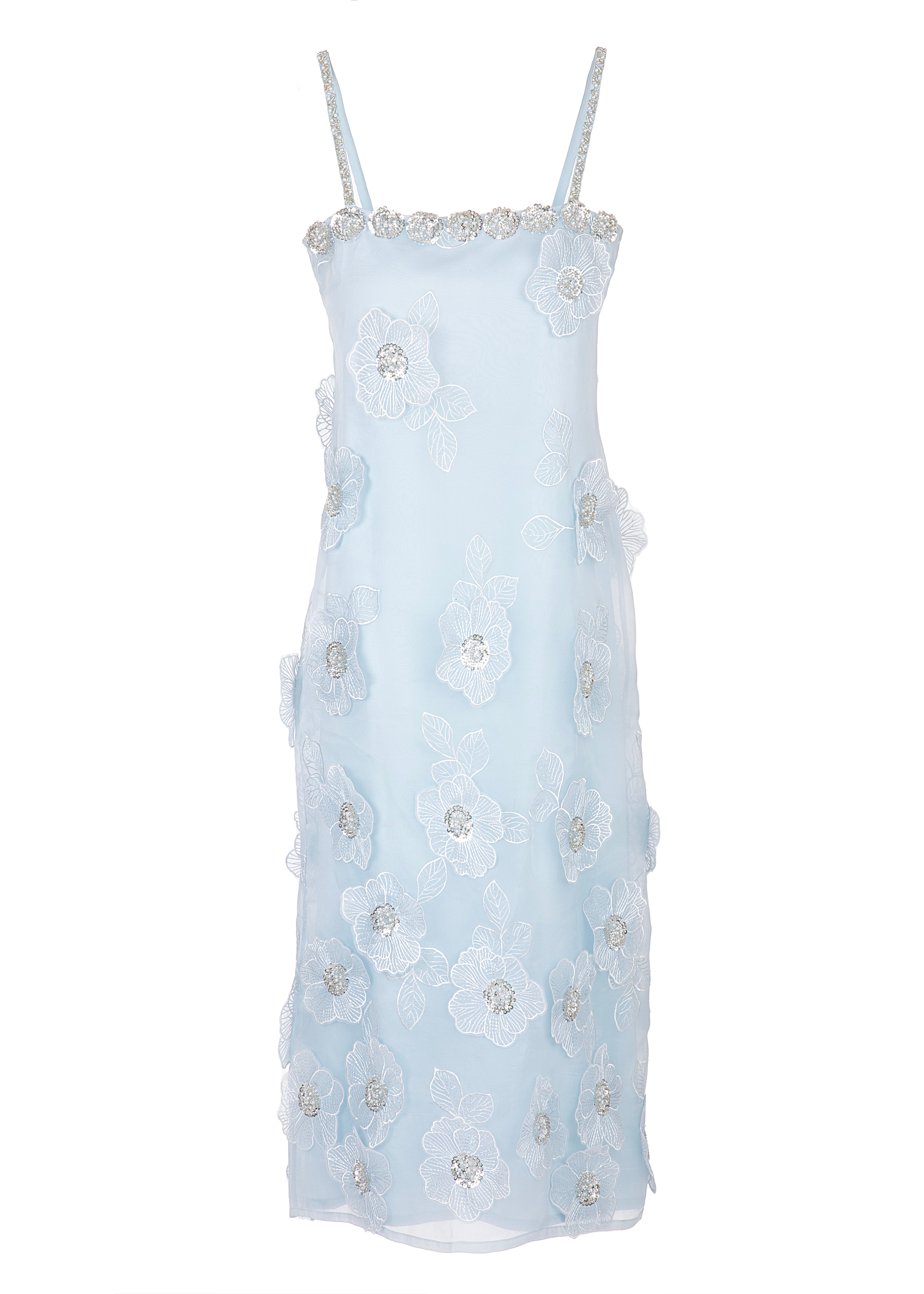 Gardenia Maxi Dress in Blue