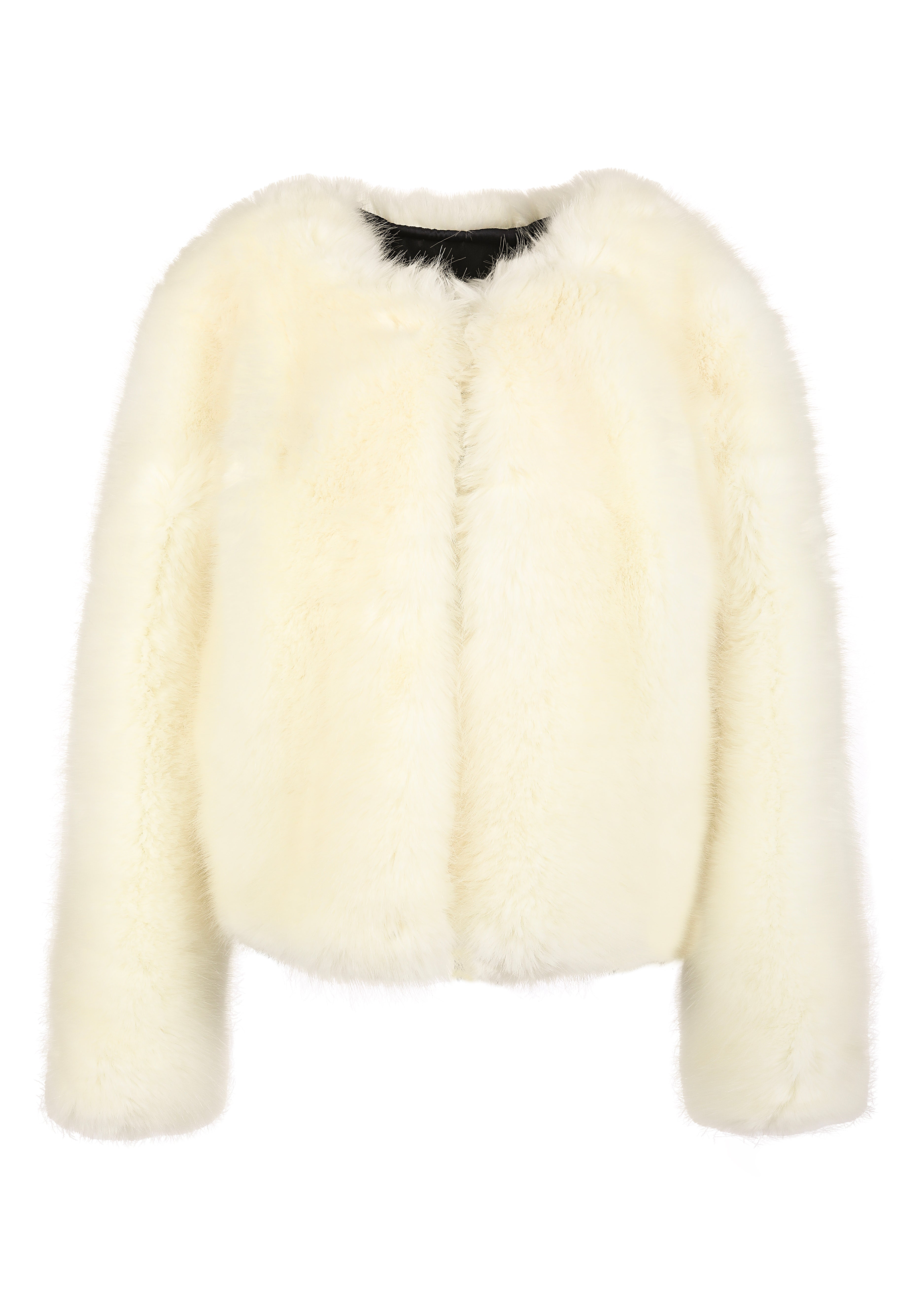 Sheila Faux Fur Jacket in White