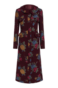 Alice Cross Stitch Floral Coat